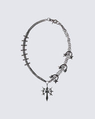 Punk Gothic Subcultural Vintage Cross Necklace
