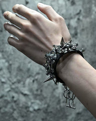 Subcultural Dark Studded Bracelet