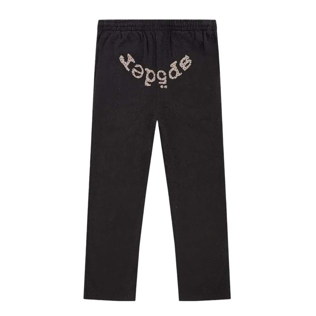 Sp5der AOP Webstone Sweatpants Black