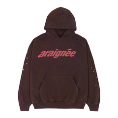 aralynée Logo Splatter‑Print Brown Hoodie & Sweatpants Set