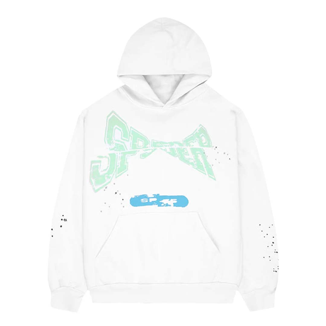 Sp5der Cross Country Hoodie 'Egg Shell'
