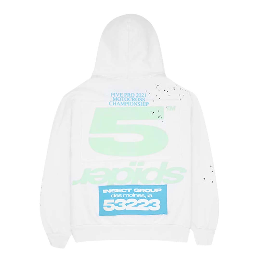 Sp5der Cross Country Hoodie 'Egg Shell'