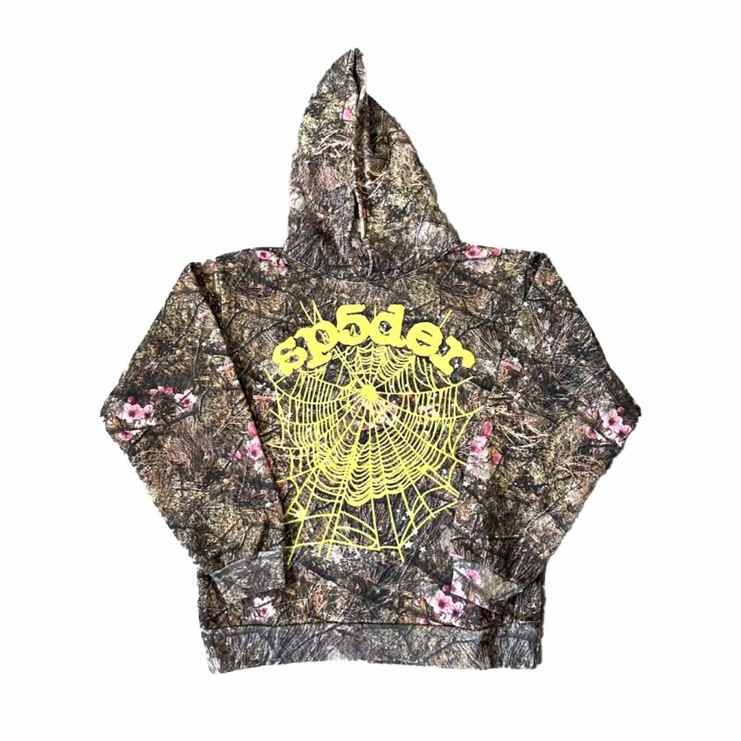 Sp5der NYC Web Pop Up Camo Hoodie