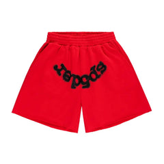 Sp5der OG Studded Sweatshort Red