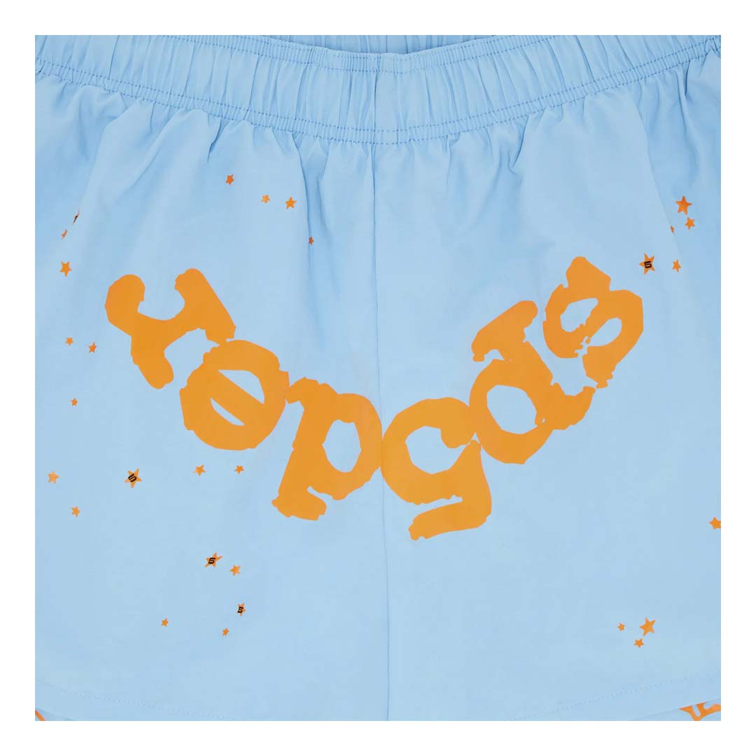 Sp5der OG Web Double Layer Short 'Light Blue'