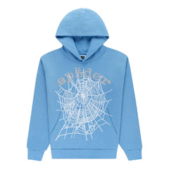 Sp5der OG Web V2 Hoodie 'Dusty Blue'