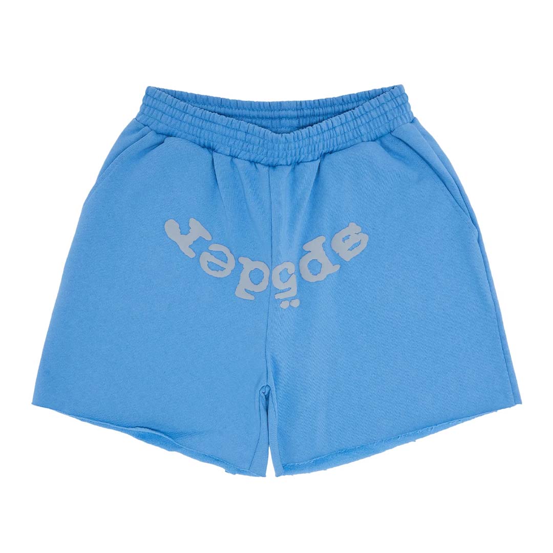 Sp5der OG Web V2 Sweatshort 'Dusty Blue'