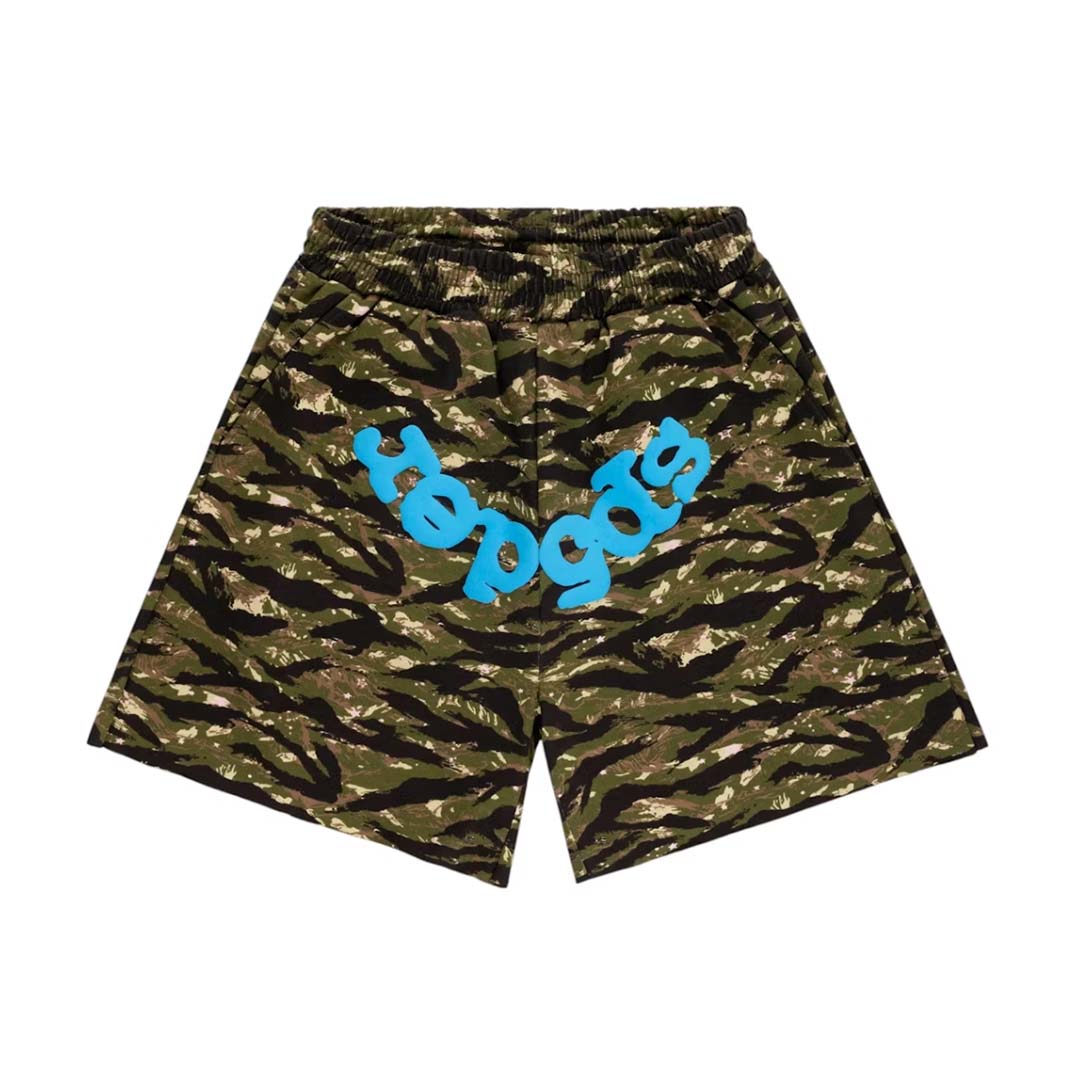 Sp5der OG Web V2 Tiger Camo Sweatshort