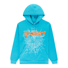 Sp5der Punk V2 Hoodie 'Cyan'