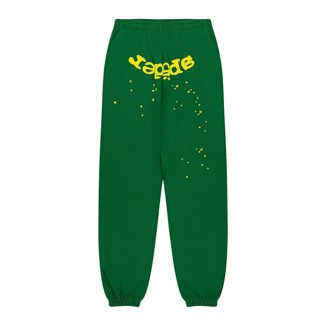 Sp5der Star OG Web V2 Sweatpants Green