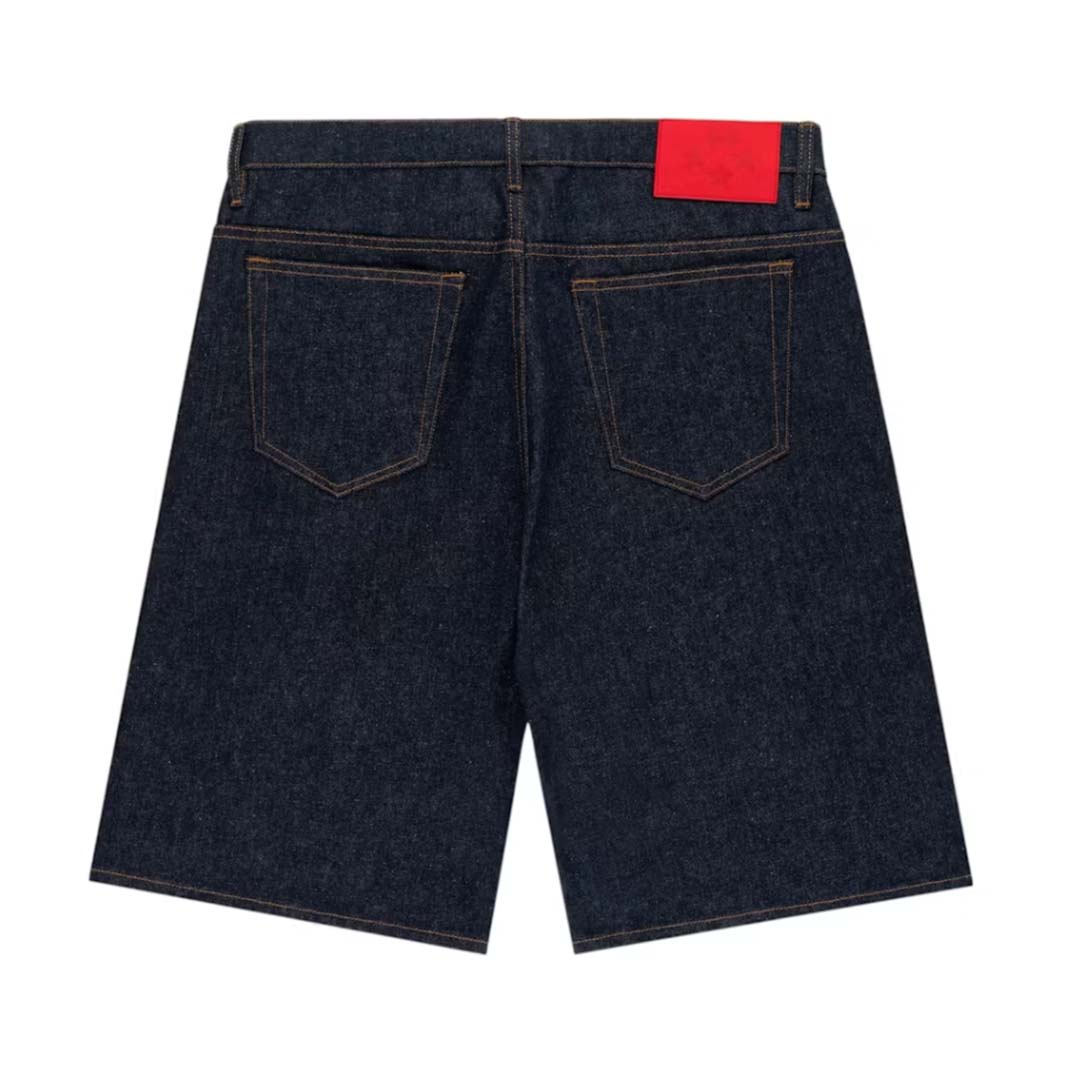 Sp5der V3 Logo Denim Short Indigo