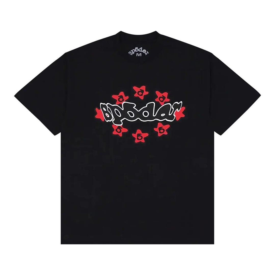 Sp5der Warped Tee Red/Black